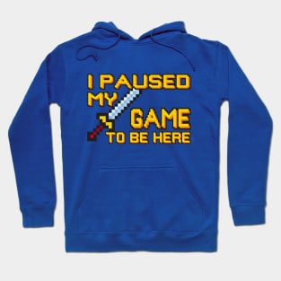 I Paused My Game... Hoodie